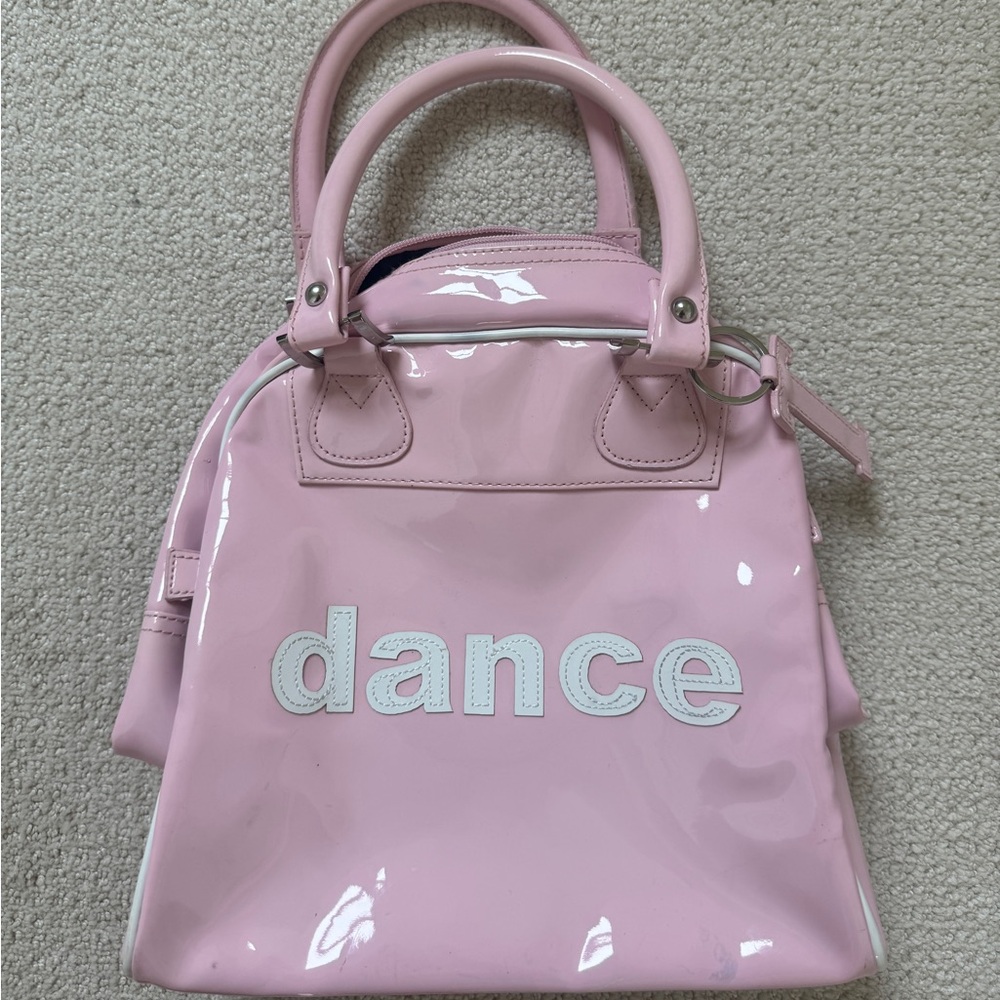 Trumpette Pink Patent Leather Dance Purse